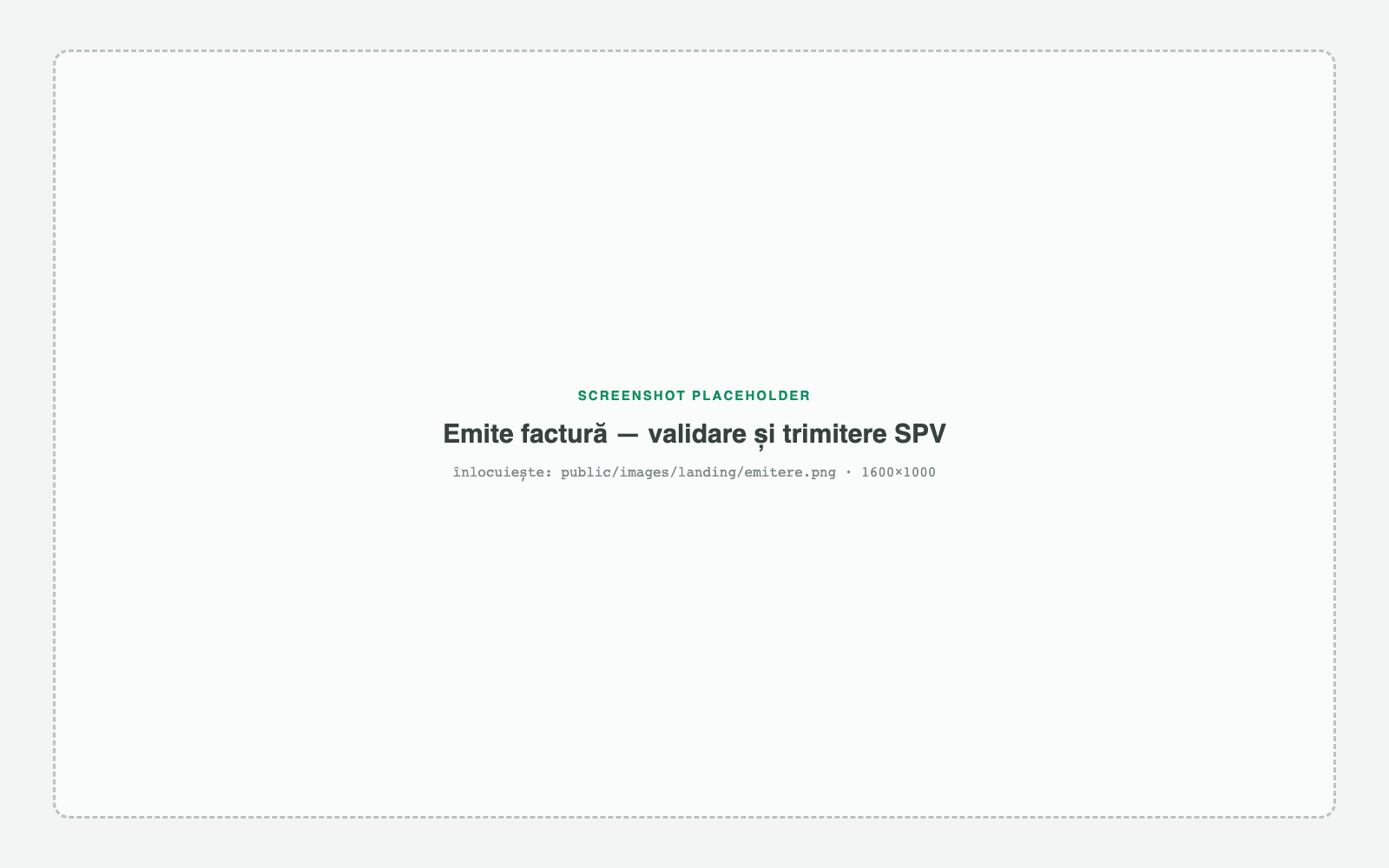 Emiți facturi direct în SPV.